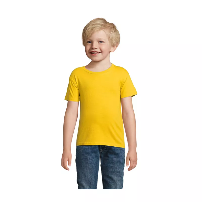 Koszulka organiczna 150 g/m² Sol's CRUSADER KIDS - Dorado (S03580-GO)