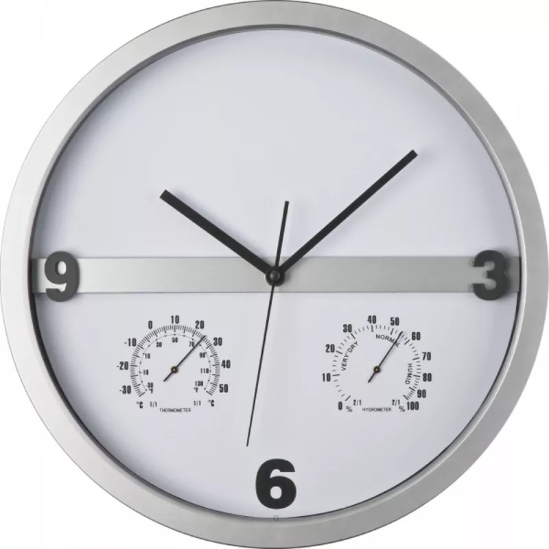 Zegar ścienny CrisMa ERICH - szary (4344907)