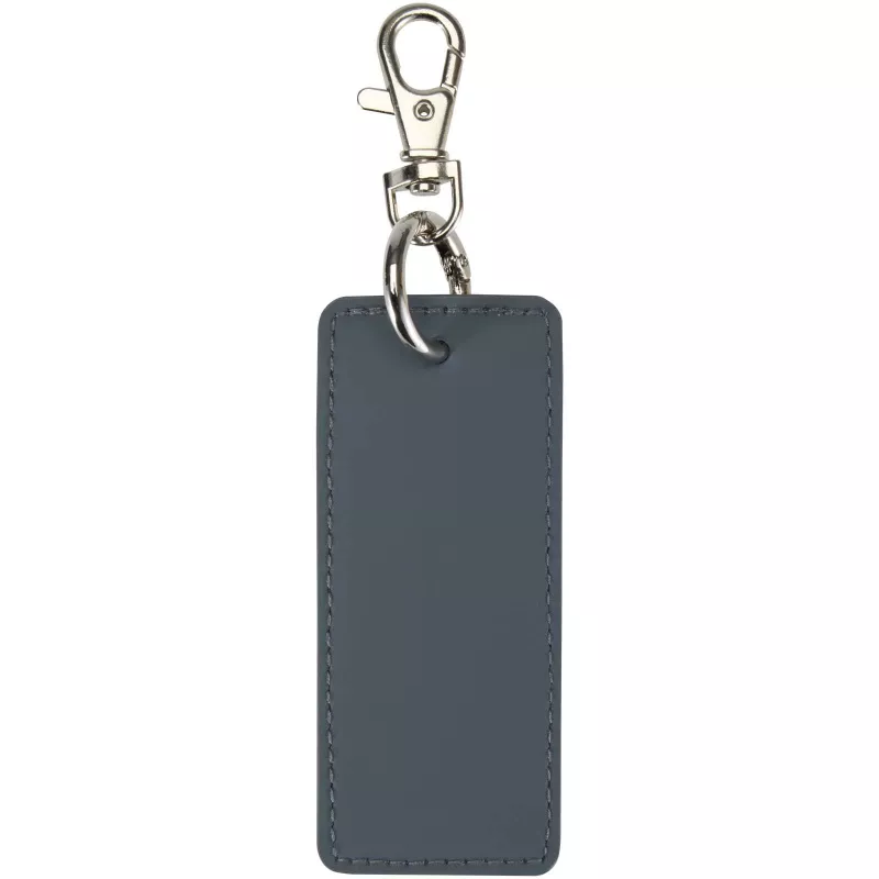 Resi Plus brelok z prostokątną zawieszką z recyklingowanego materiału z certyfikatem GRS - Hale Blue (13014155)