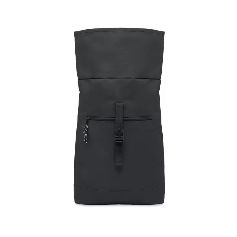 Plecak rolltop na laptop 15" z poliestru 600D IREA - Czarny (MO2170-03)