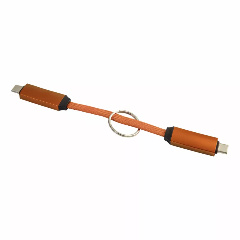 Keycab přívěsek na klíče 60W kabel USB-C - pomarańcz (AP864151-03)