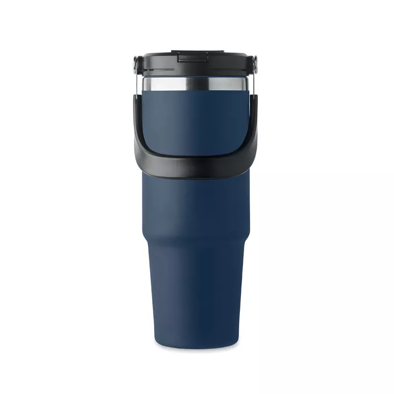 Kubek termiczny ze słomką ze stali 850 ml SUMA HAND - Francuski Granat (MO2561-85)