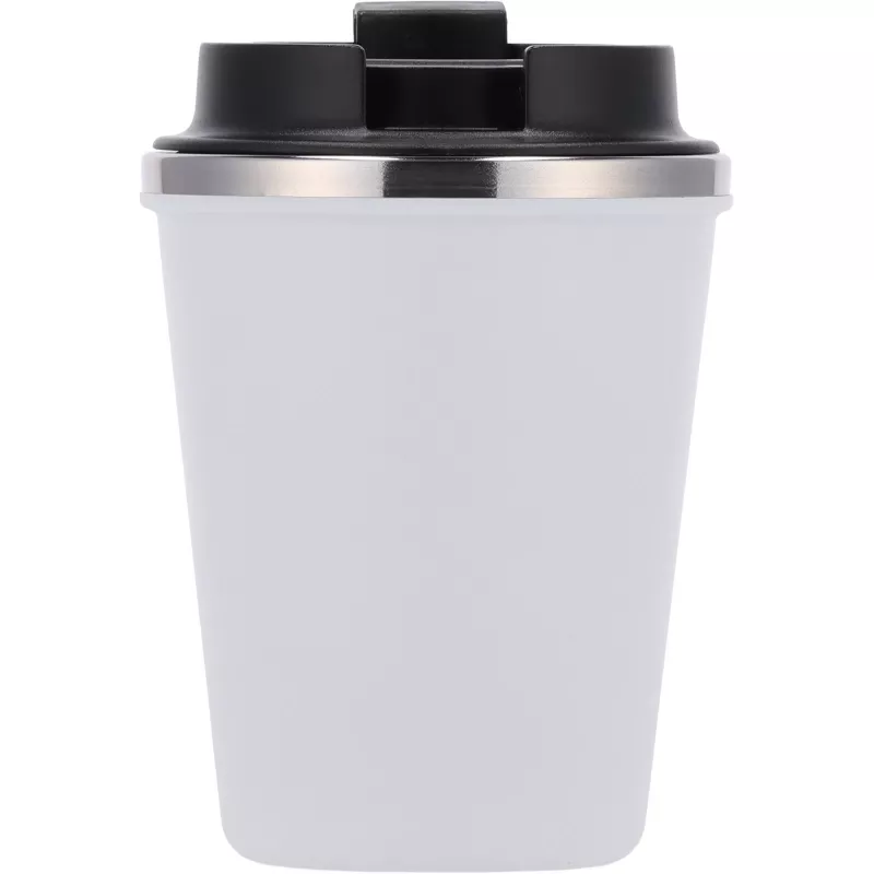 Kubek termiczny 350 ml z powłoką z recyklingu METODY - biały (8496206)
