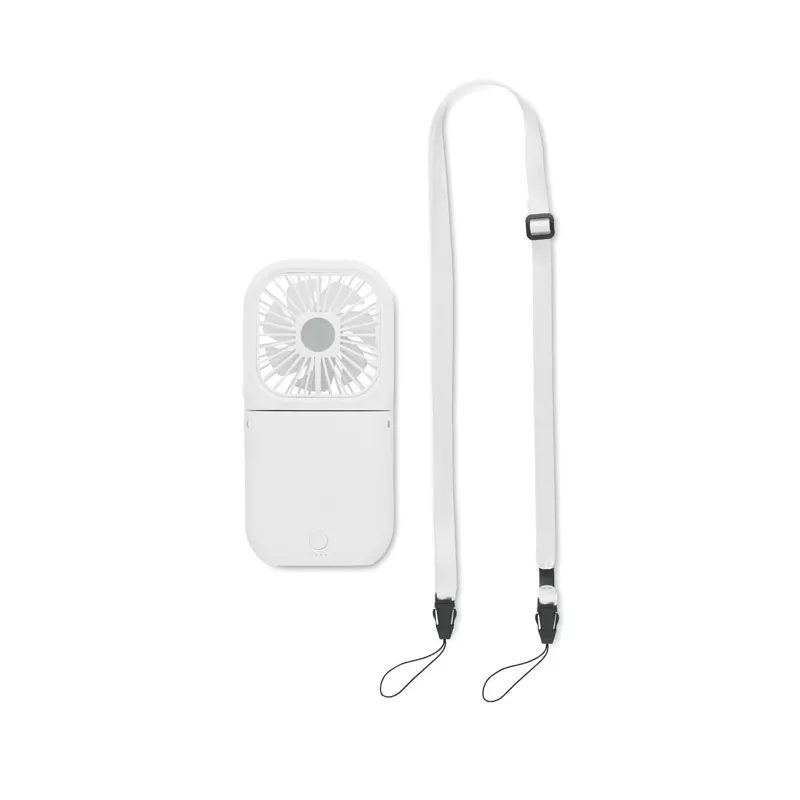 Wentylator składany z powerbankiem 3000 mAh STANDFAN - Bialy (MO2123-06)