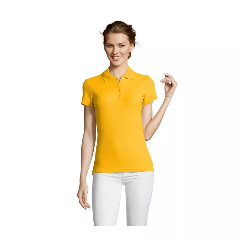 Koszulka polo damska piqué 210 g/m² Sol's PEOPLE - Dorado (S11310-GO)