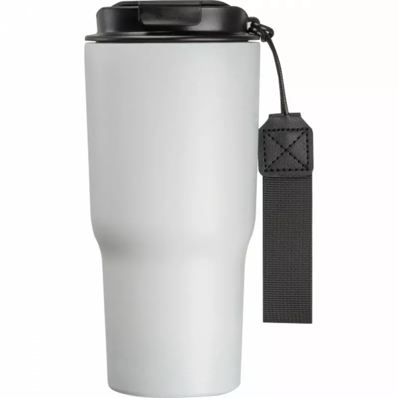 Kubek termiczny 550 ml z podwójnymi ściankami ze stali - biały (8523906)