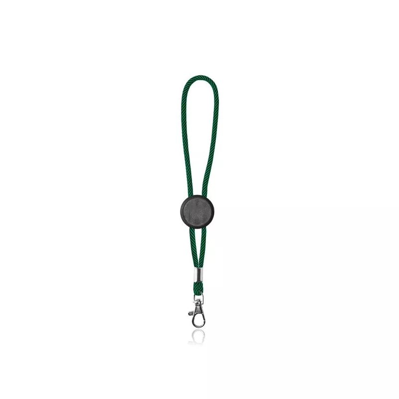 Regulowana smycz sznurkowa z karabińczykiem - Zielony (IP14081342)
