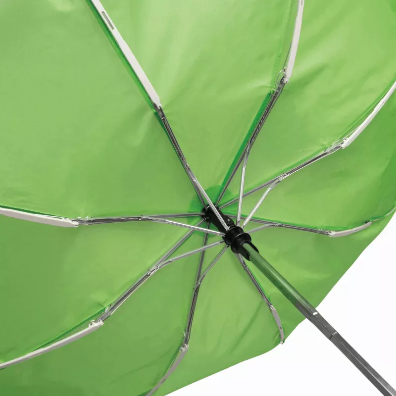 Automatyczny, wiatroodporny, kieszonkowy parasol BORA - jasnozielony (56-0101280)