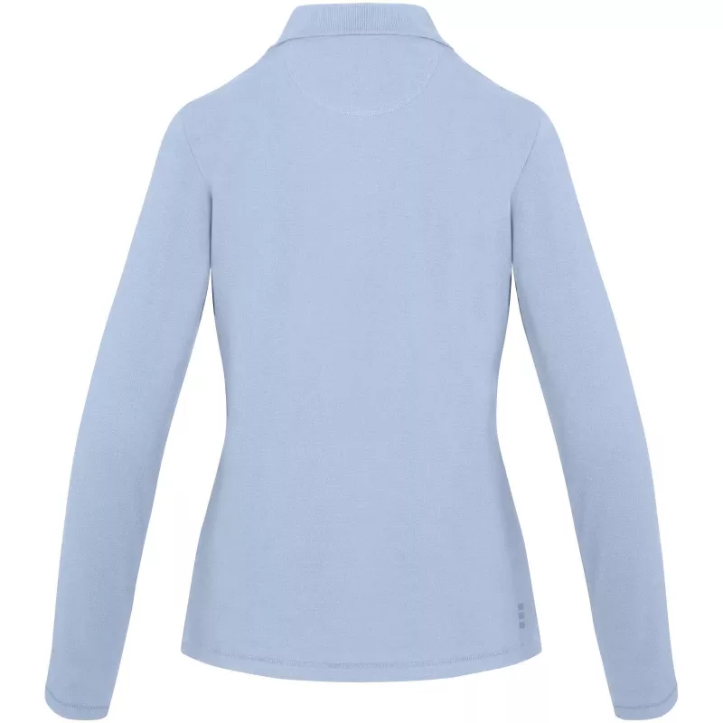 Damskie polo Oakville z długim rękawem - Niebieski mgła (38087-MISTBLUE)
