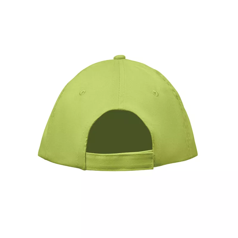 Czapka z daszkiem 5-panelowa z bawełny 180 g/m² SUNNY - Limonka (MO2345-48)