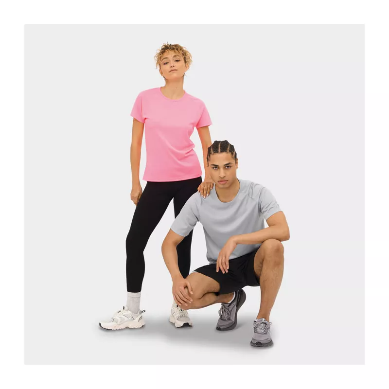 Koszulka sportowa męska raglan 140 g/m² Sol's SPORTY - Pure Grey (S11939-PG)
