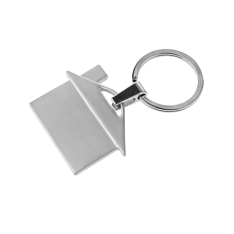 Brelok metalowy House - srebrny (R73306.O)