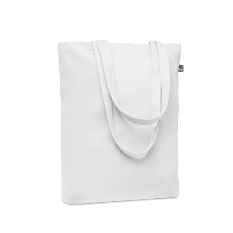 Torba płócienna z bawełny organicznej 270 g/m² COCO - Bialy (MO6713-06)