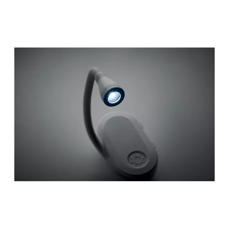 Lampka LED do książki z akumulatorem SCENE REPLA - Bialy (MO3241-06)
