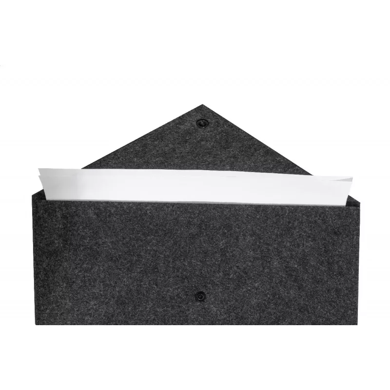 Refelt Slim Torba na dokumenty RPET - ciemno szary (AP800086-80)