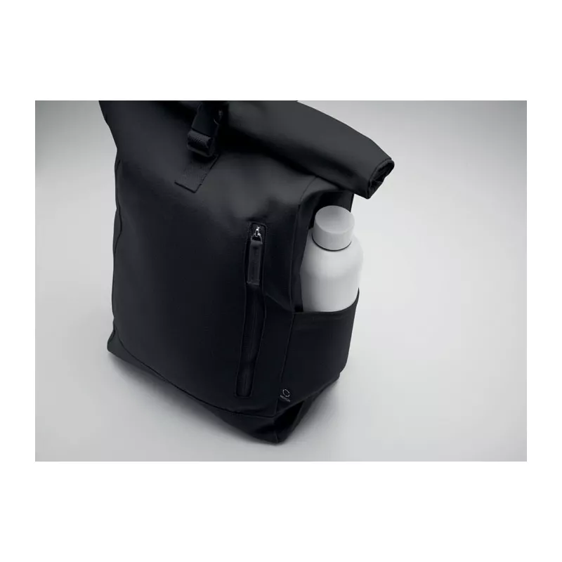 Plecak z bawełny z recyklingu 390 g/m² KAMET - Czarny (MO2552-03)