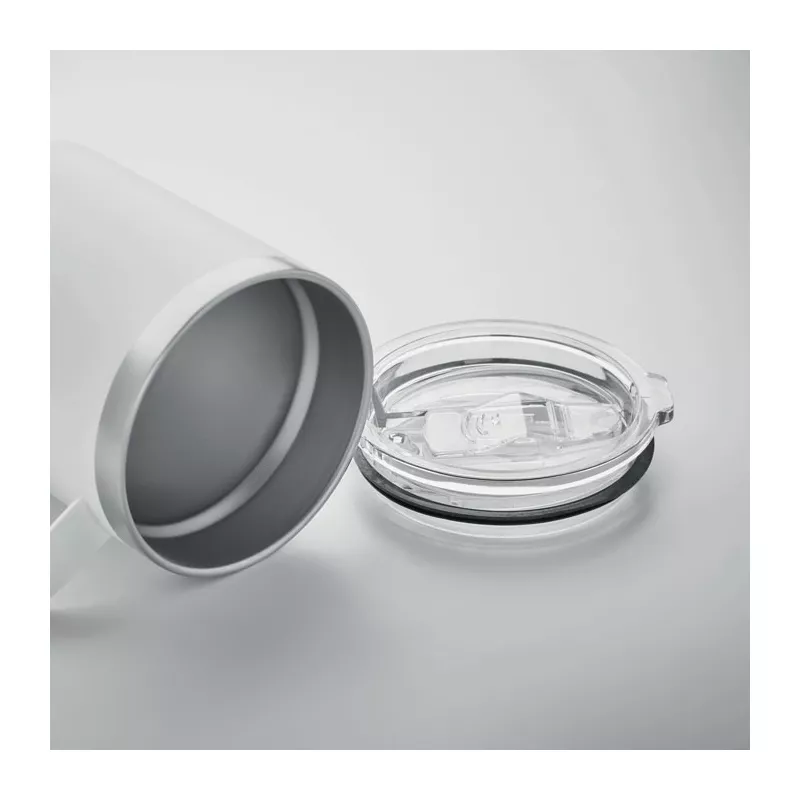 Kubek termiczny ze stali z recyklingu 300 ml INARI - Bialy (MO6934-06)
