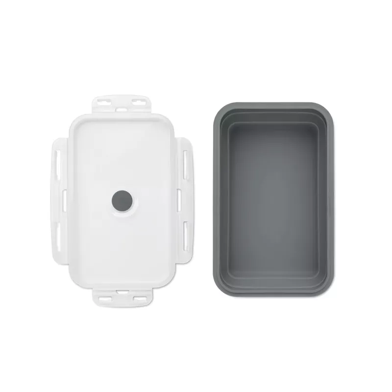 Lunchbox składany silikonowy 1200 ml KOLAPSO - Kamienny Szary (MO2549-15)