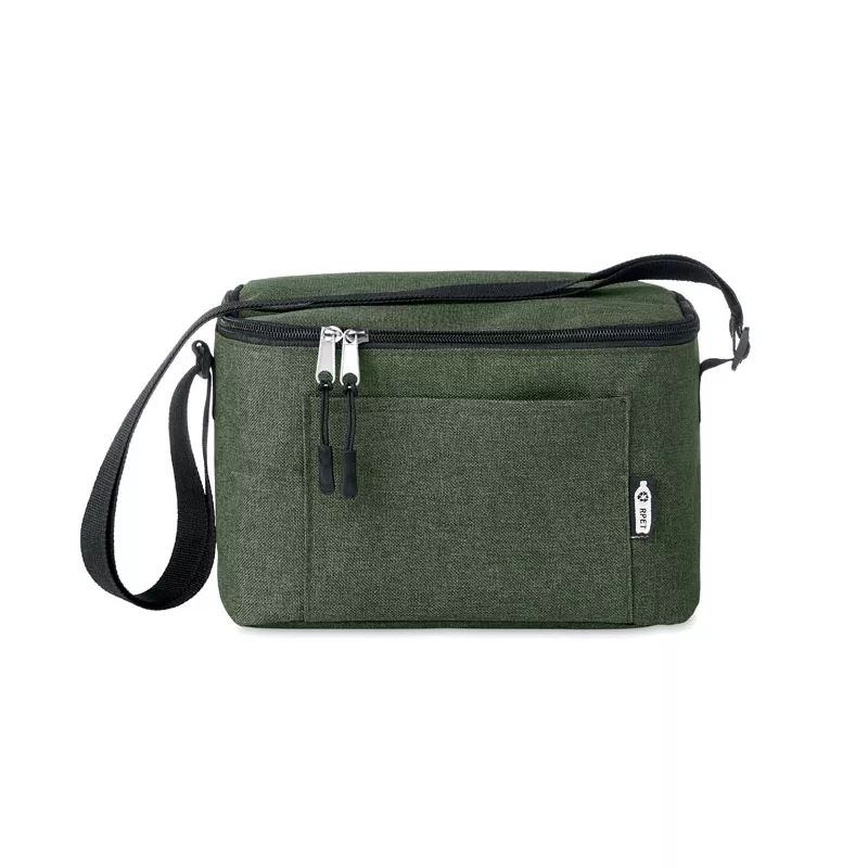 Torba termiczna na 6 puszek z RPET CUBA - Ciemnozielony (MO6150-60)