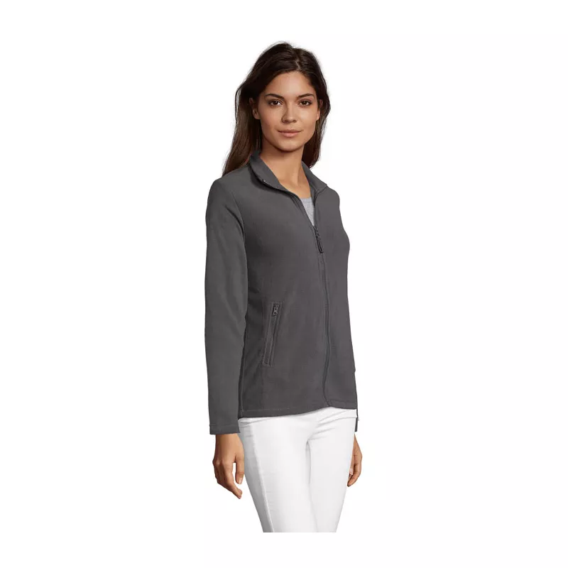 Bluza polarowa damska 220 g/m² Sol's NORMAN WOMEN - Szarość Węgla Drzewnego (S02094-CR)