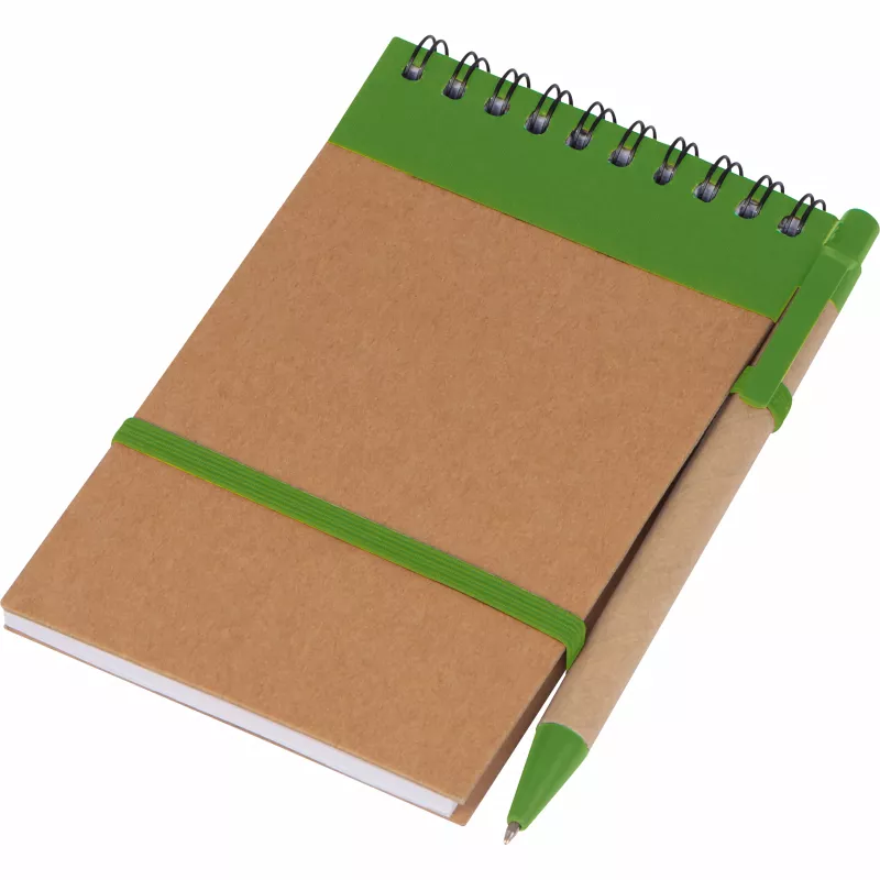 Notatnik z długopisem - zielony (2049709)