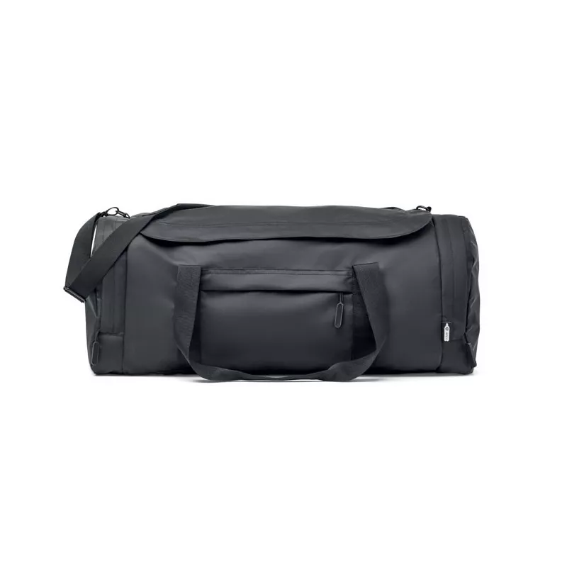 Torba sportowa duża z RPET 300D VALLEY DUFFLE - Czarny (MO2053-03)