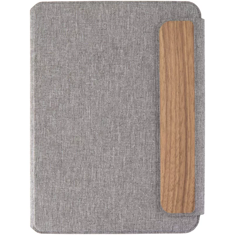 Andean portfolio A5 z recyklingu z certyfikatem RCS  - Szary (10799382)