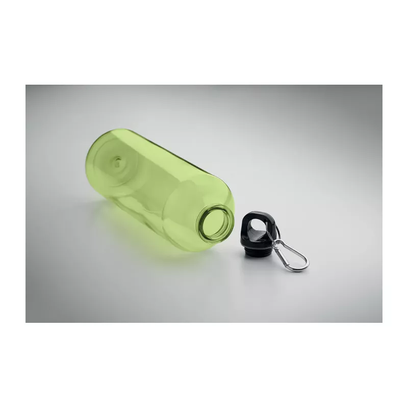 Butelka z RPET z karabińczykiem 750 ml MOSS RE750 - Przezroczysty Limonka (MO2804-51)