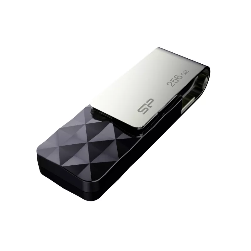Pendrive Blaze B30, 8GB 3.1 Silicon Power - czarny (EG814003 256GB)