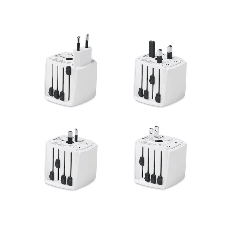 Adapter podróżny 2-biegunowy Skross MUV MICRO - Bialy (MO8841-06)