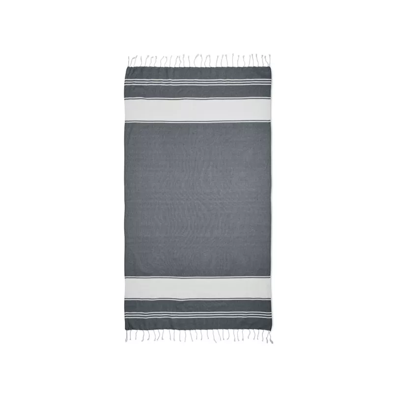 Ręcznik hammam z workiem 90x160 cm 180 g/m² HAMMA - Niebieski (MO2584-04)