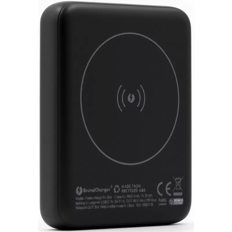 Magnetyczny power bank 5000 mAh BrandCharger Powercharge Air - czarny (VB188-03)