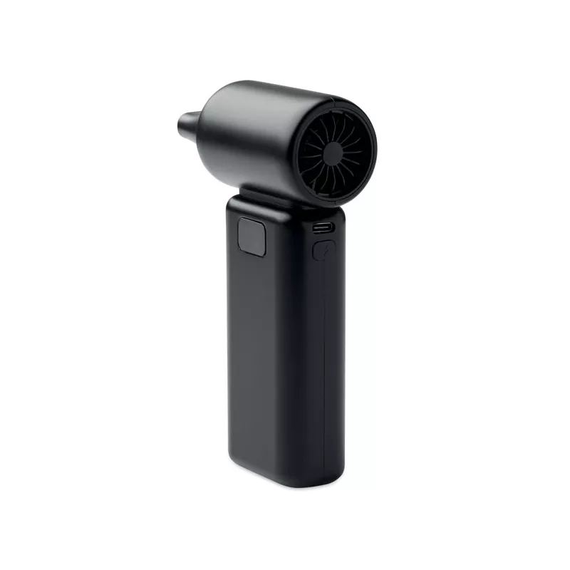 Wentylator przenośny turbo z LED TECHMATE BAMBOO - Czarny (MO2650-03)