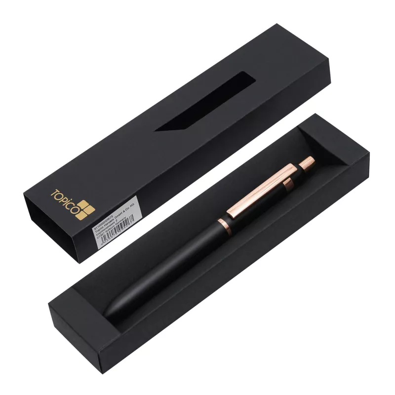 Metalowy długopis COPPER PEN - czarny, miedź (58-8110002)