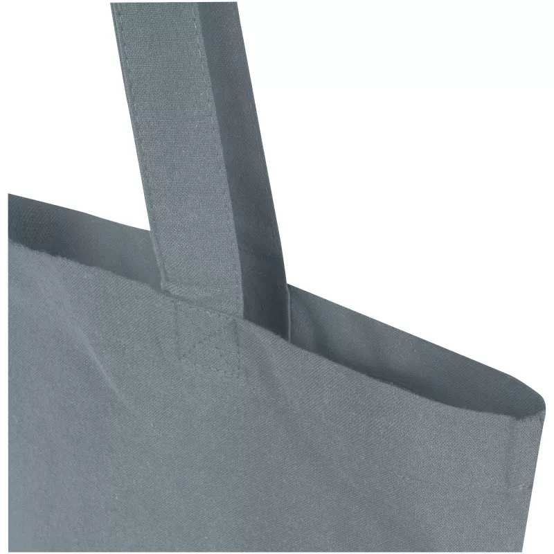 Madras Blend torba na zakupy z bawełny z recyklingu z certyfikatem GRS o gramaturze 140 g/m² i pojemności 7l - Szary (12076082)