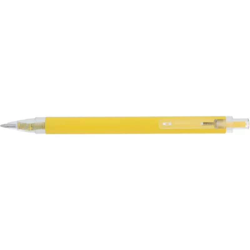 Długopis aluminiowy z recyklingu i RPET EUGENE - żółty (1547308)