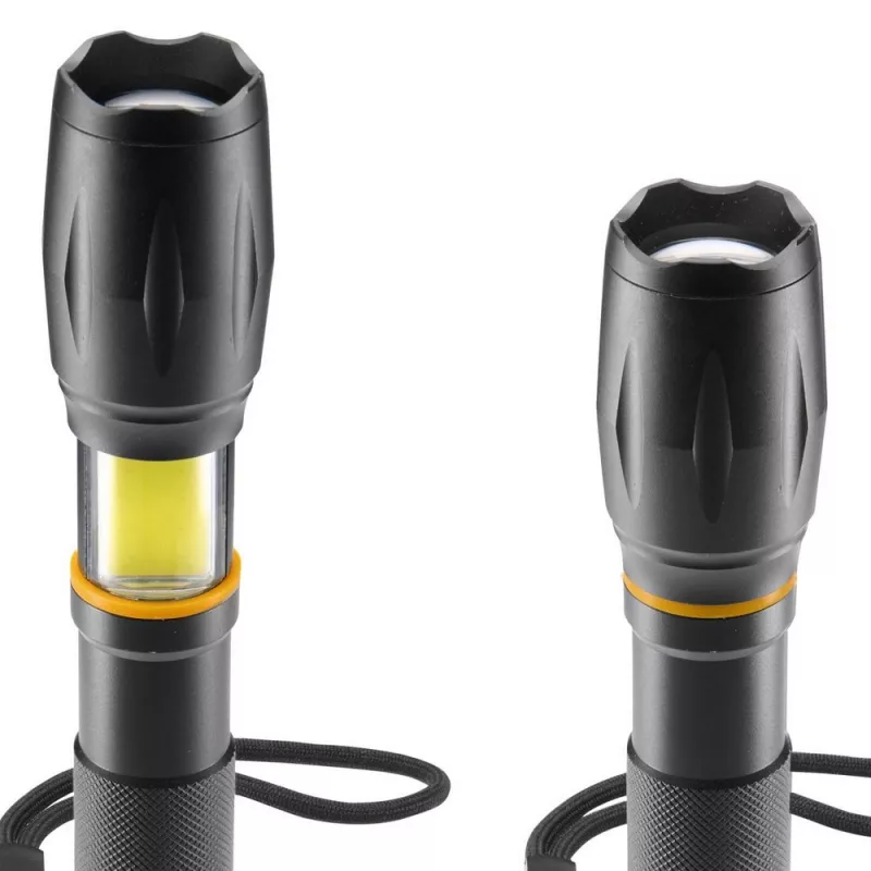 Latarka LED 2 w 1 Hama - czarny (VH003-03)
