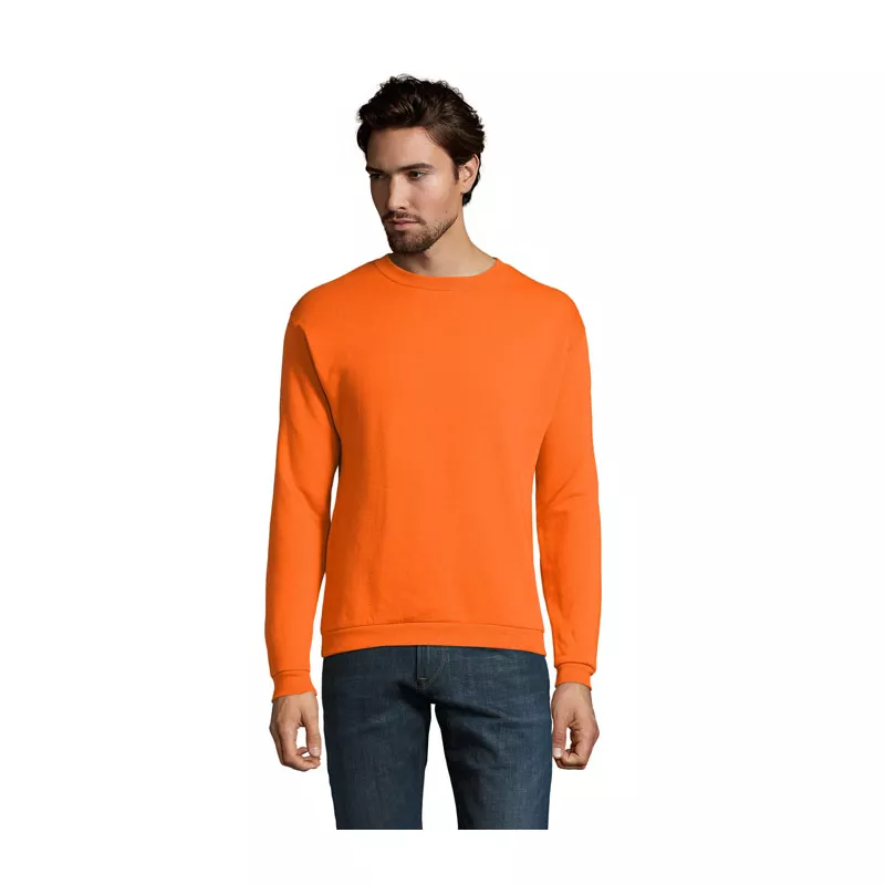 Bluza męska z okrągłym dekoltem 260 g/m² Sol's SPIDER - Pomaranczowy (S01168-OR)