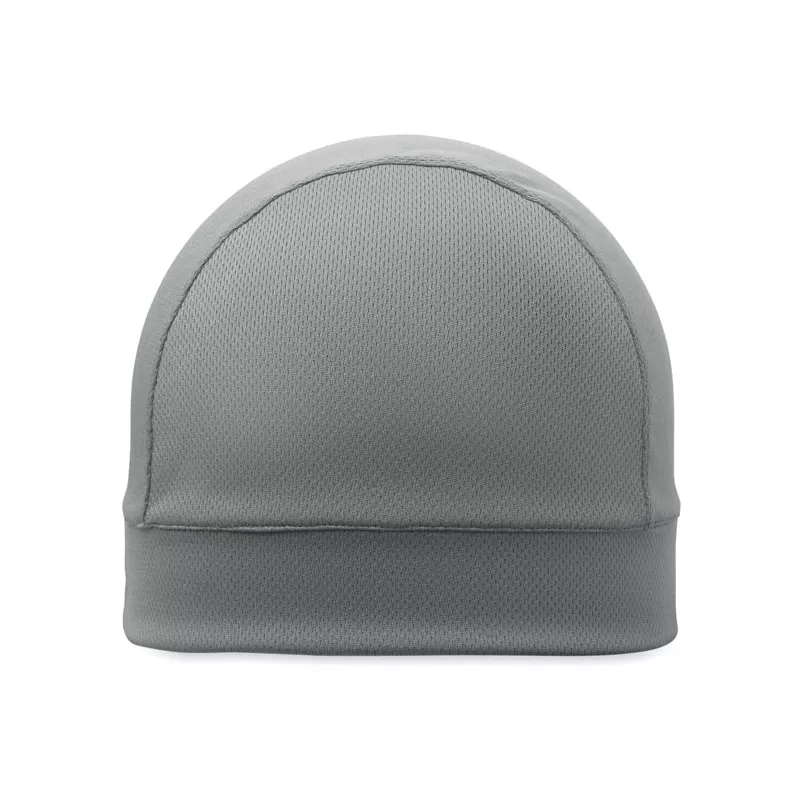 Czapka sportowa z wentylacją z poliestru SHIELD - Szary (MO2878-07)