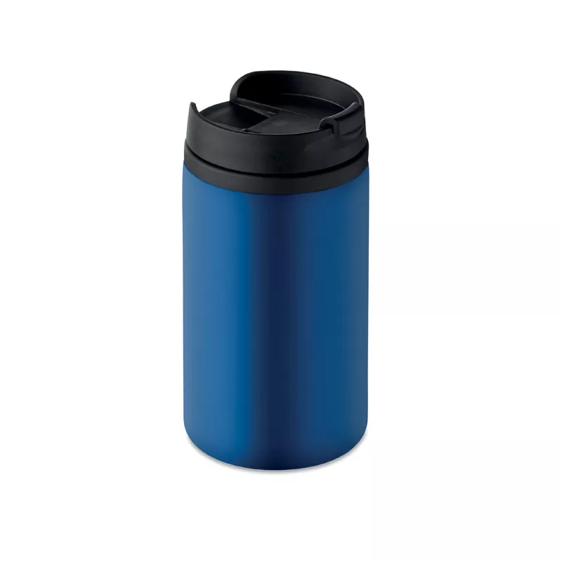 Kubek stalowy dwuścienny 250 ml FALUN - Niebieski (MO9246-04)