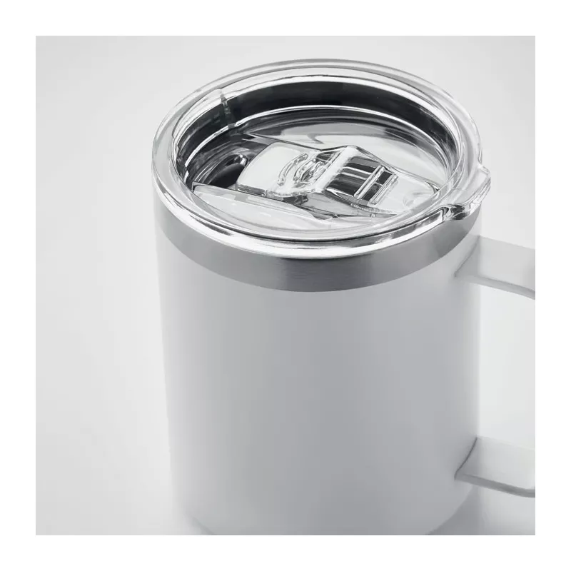 Kubek termiczny ze stali z recyklingu 300 ml INARI - Bialy (MO6934-06)
