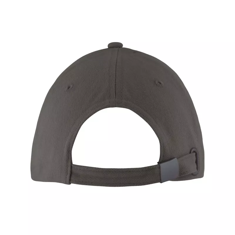Czapka z daszkiem 5-panelowa 260 g/m² Sol's LONG BEACH - Szary Węglowy (S00594-GC)