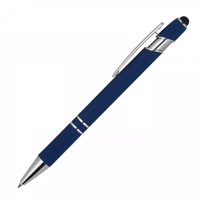 Długopis aluminiowy touch pen HERMANN - granatowy (1368944)