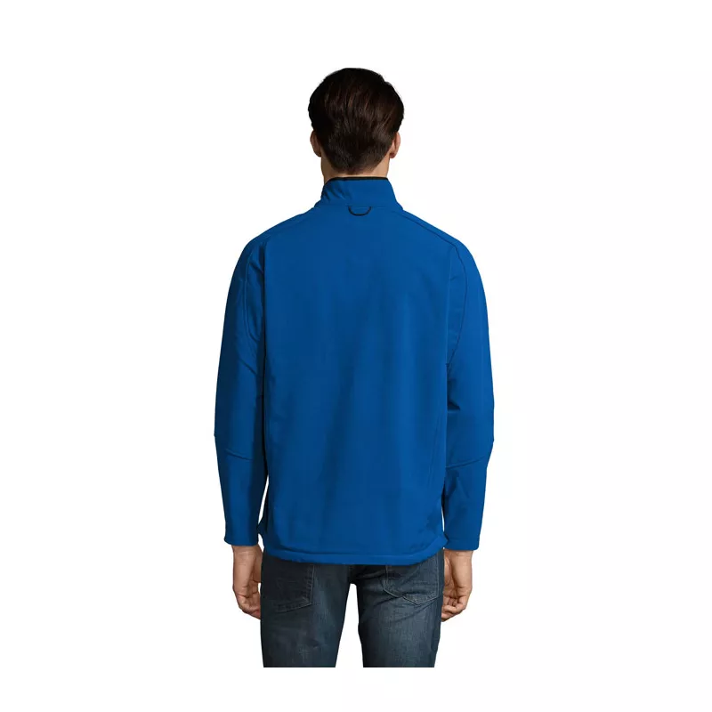 Softshell męski 3-warstwowy 340 g/m² Sol's RELAX - Niebieski (S46600-RB)