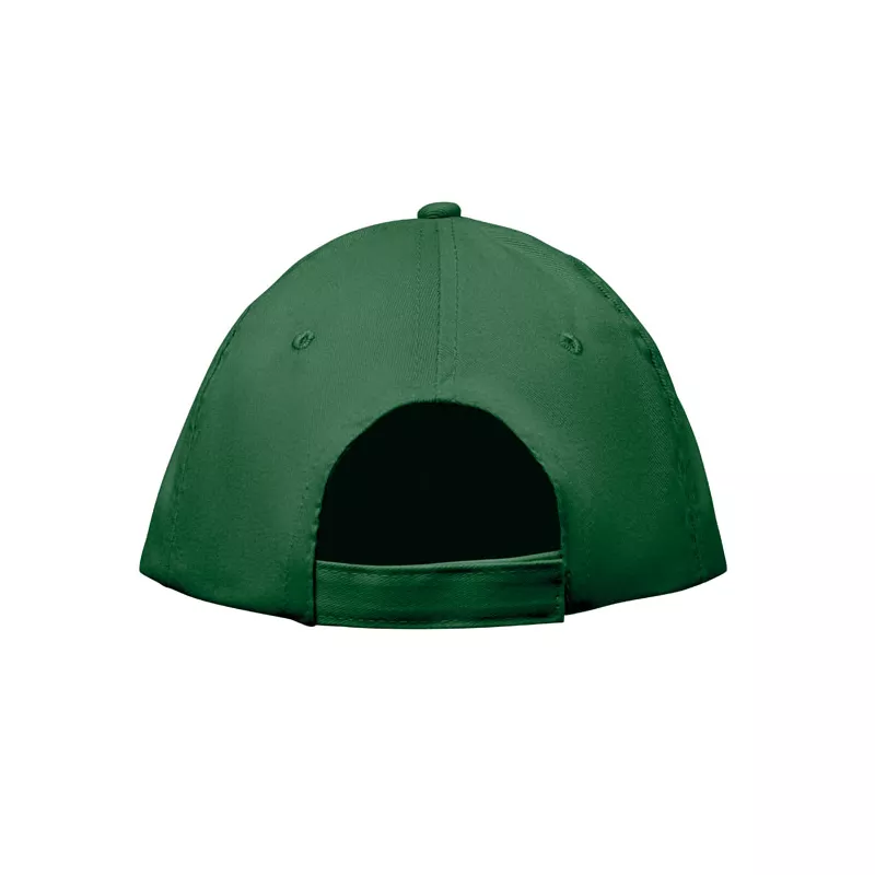 Czapka z daszkiem 5-panelowa z bawełny 180 g/m² SUNNY - Ciemnozielony (MO2345-60)
