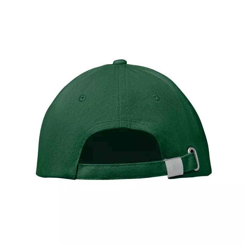 Czapka z daszkiem 6-panelowa 260 g/m² BUFFALO - Ciemnozielony (MO1464-60)
