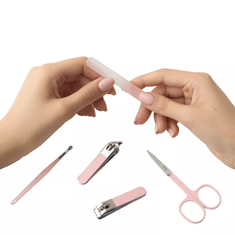 Zestaw do manicure - różowy (56-0499024)