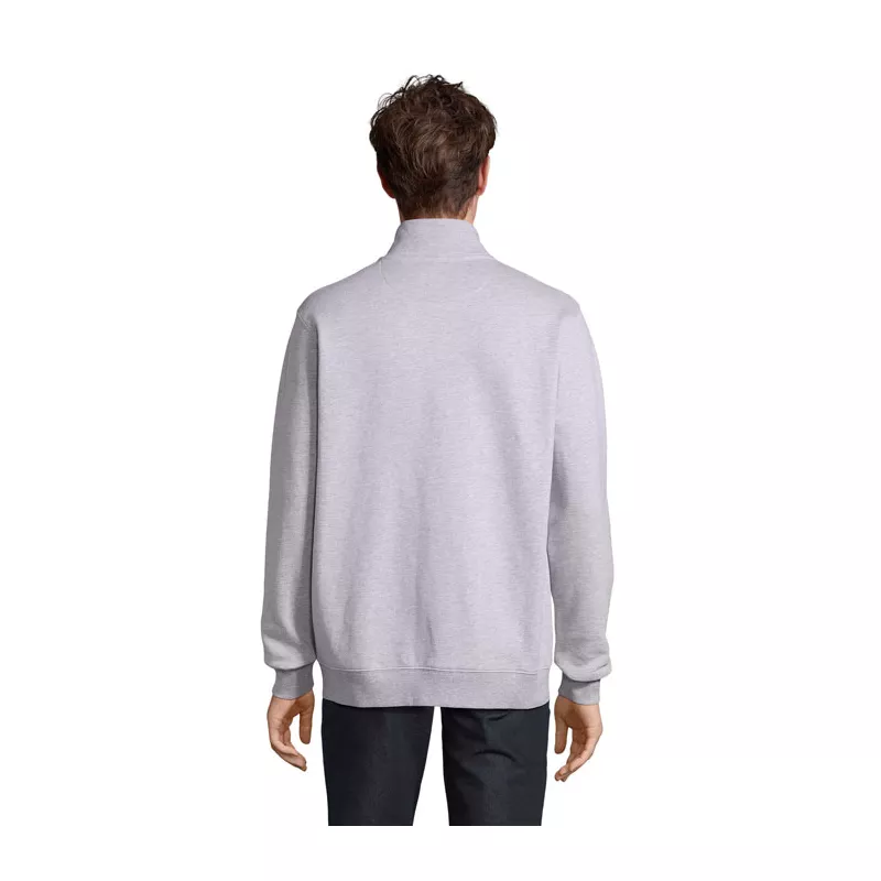 Bluza unisex rozpinana z kieszeniami Sol's COOPER - Szary Melanż 2 (S04240-GY)
