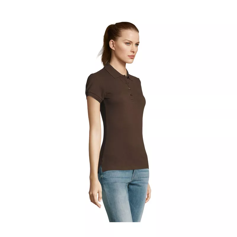 Koszulka polo damska piqué 170 g/m² Sol's PASSION - Chocolate (S11338-CH)