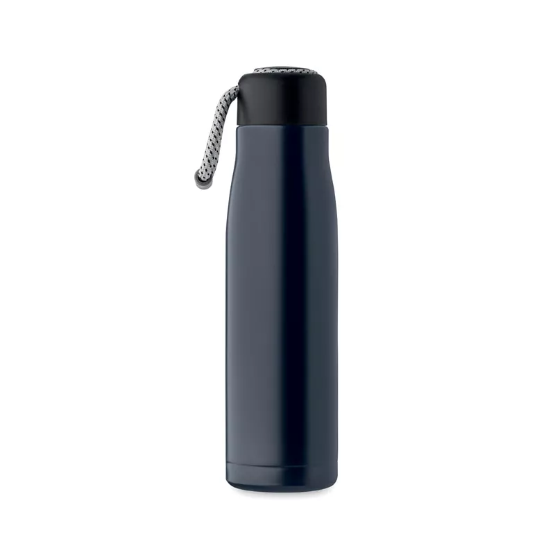 Butelka termiczna z uchwytem sznurkowym 500 ml CORDLE - Francuski Granat (MO2413-85)